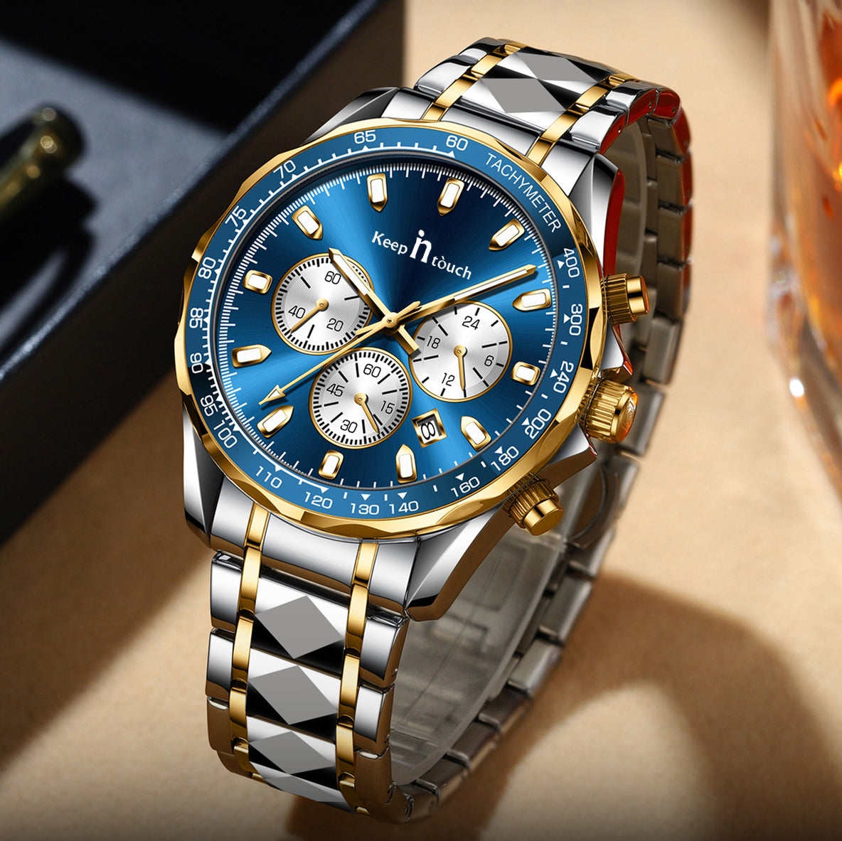 Keep n Touch Analog Watch - For Men KnT-1027 Tachymeter-Watch-Men