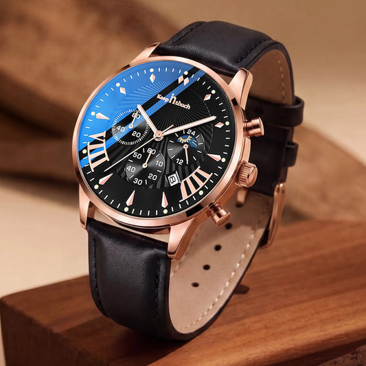 KnT-1022 Leather Chronograph Watch