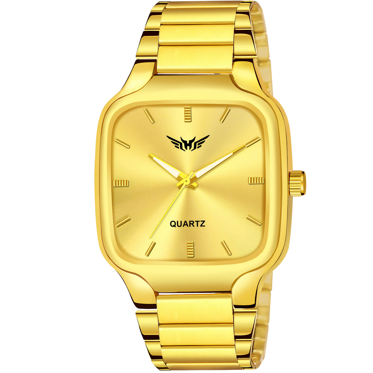 Premium Quality Square Stainless Steel Watch For Men - 8186