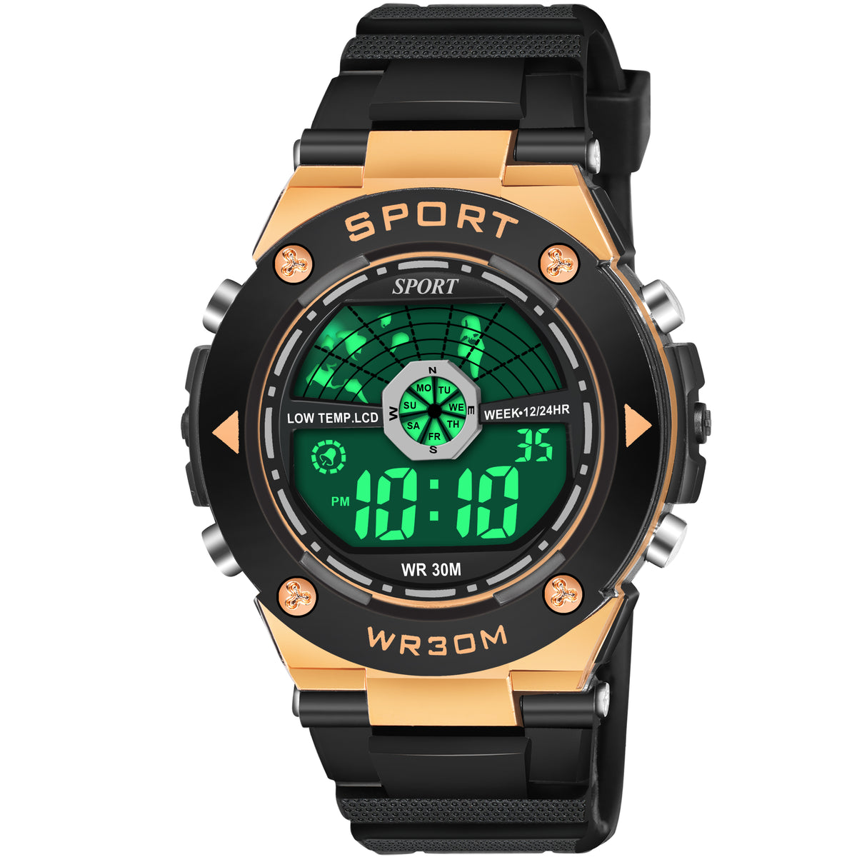 Smart Generation Multi-Functional Digital Watch - 1054