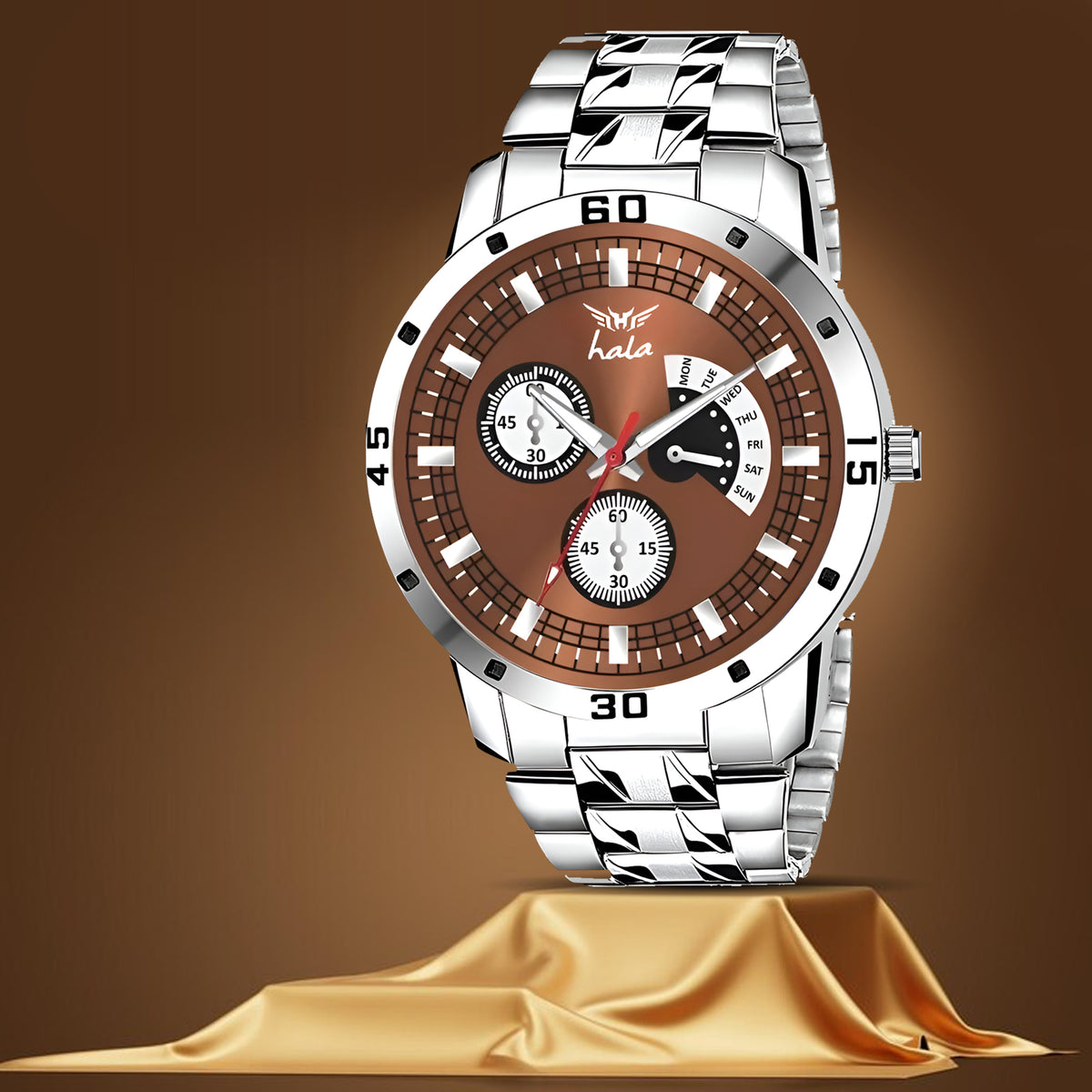 Premium Stainless Steel Analog Watch Men - 8185
