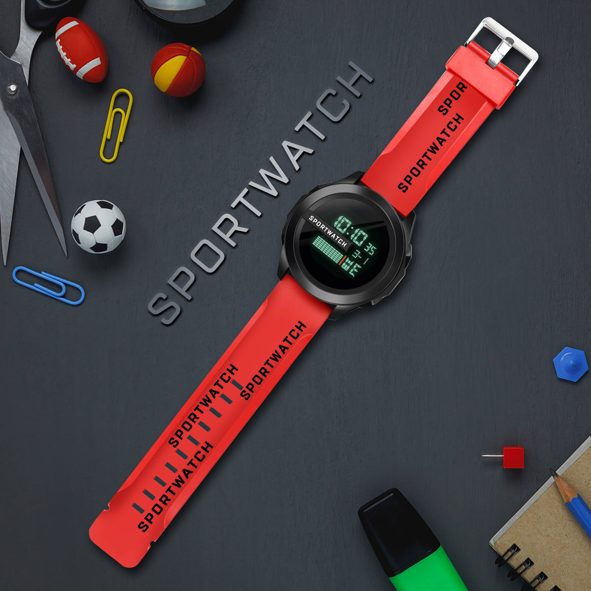 Multifunction Stylish Wrist Digital Watch For Men - 1140