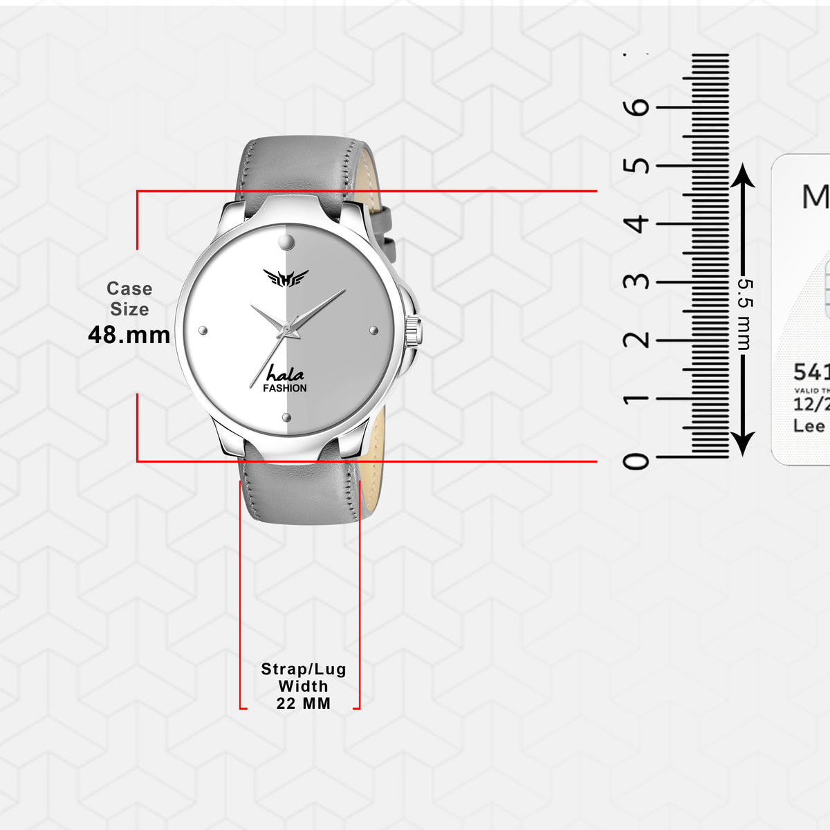 Stylish Minimalist Premium Genuine Leather Watch -1048