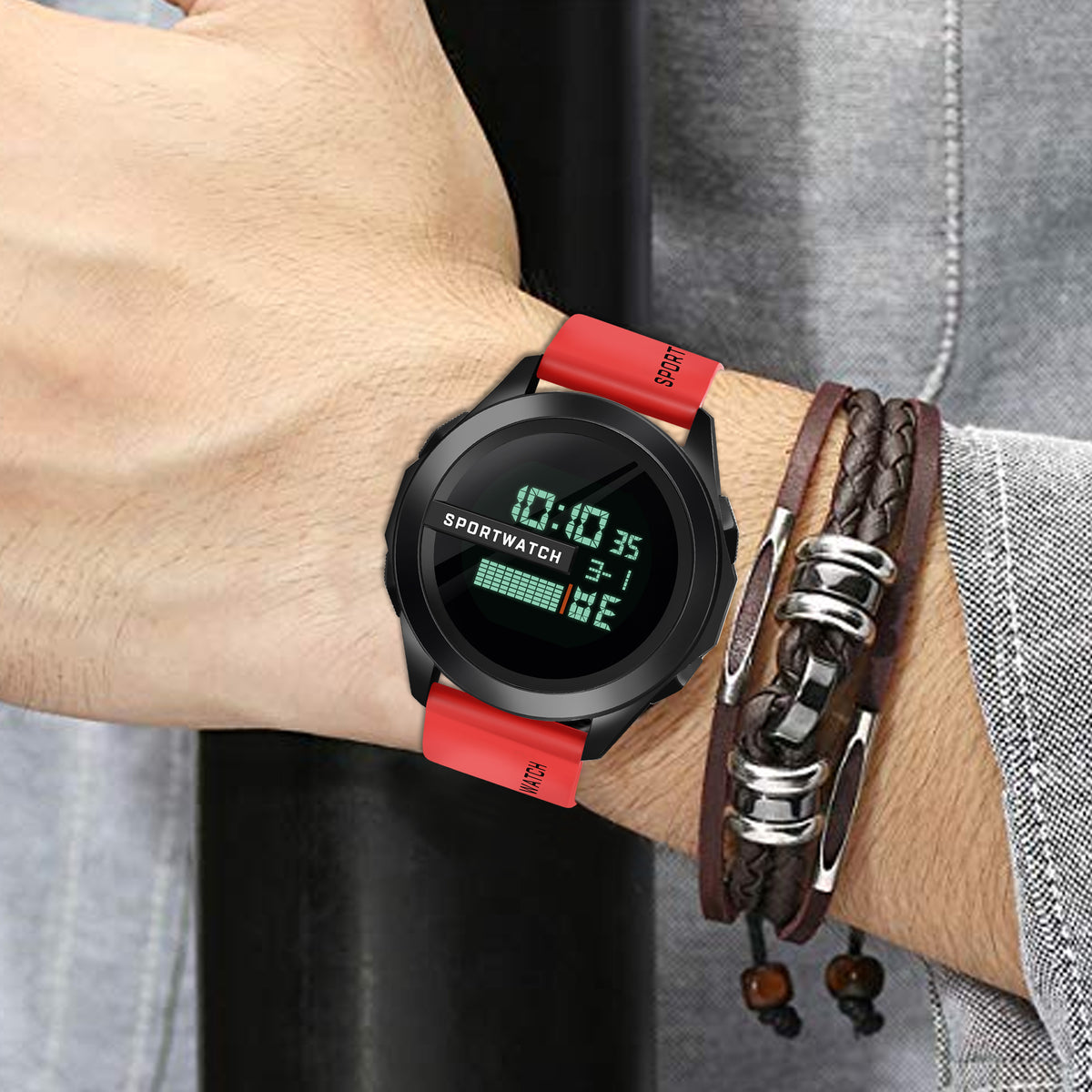 Multifunction Stylish Wrist Digital Watch For Men - 1140