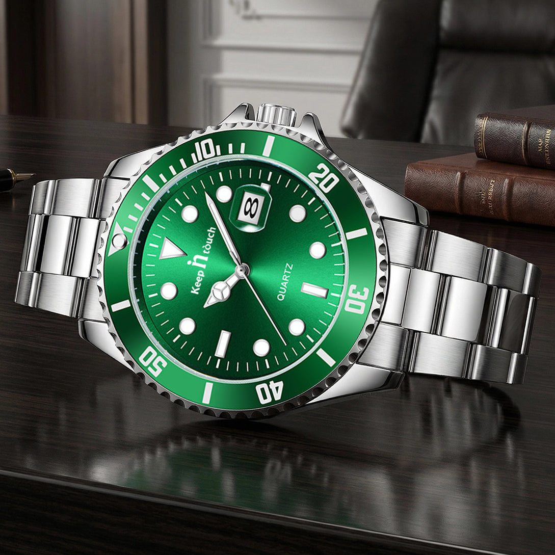 Keep n Touch Diver Series Analog - For Men KnT-6618 Stainless Steel Quartz Classic