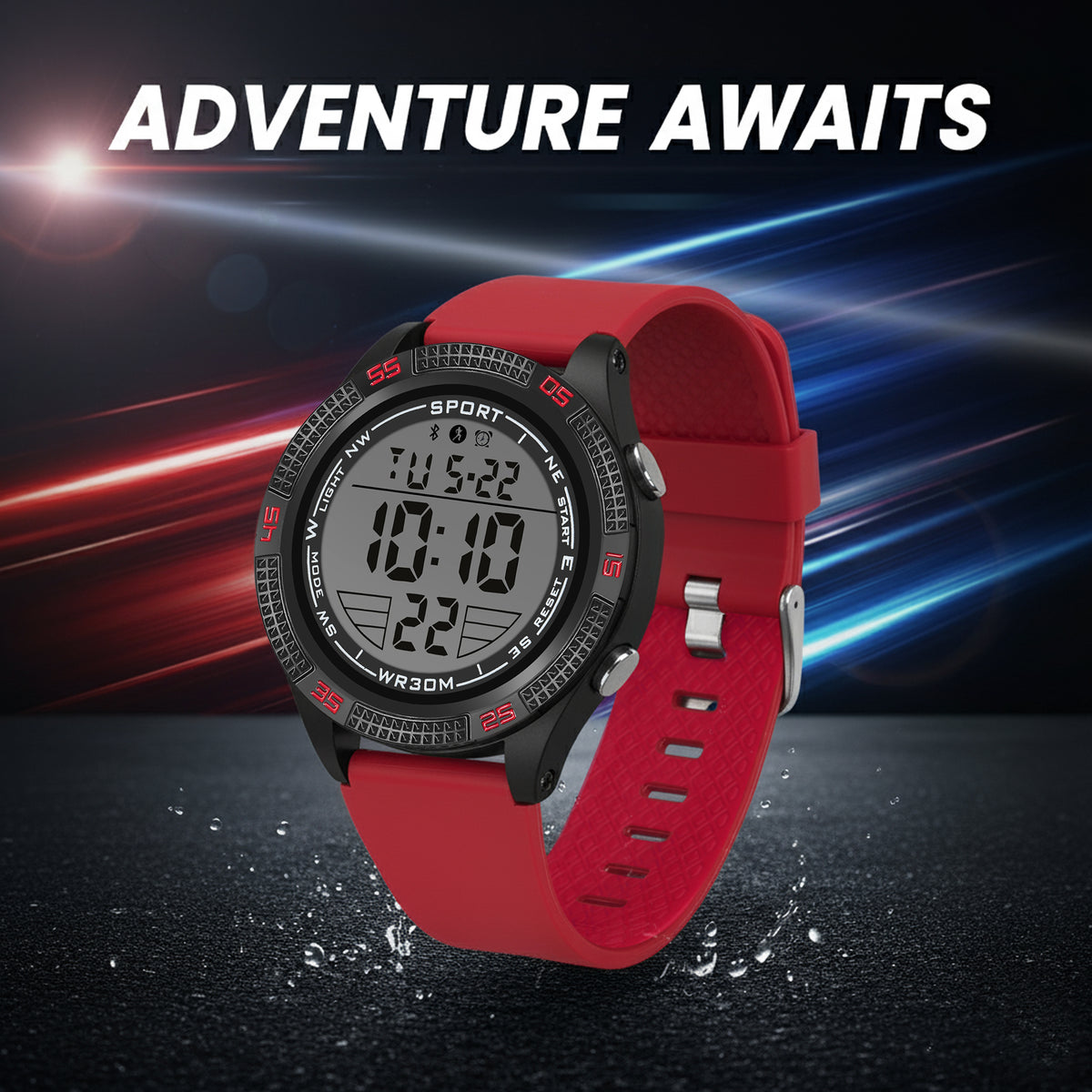 Aero Sports Night Run Outdoor Digital Watch - 1192
