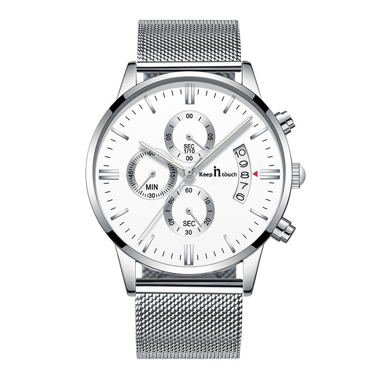 Keep n Touch Analog Watch - For Men KnT-1024 Mesh-Classic-Watch-Men