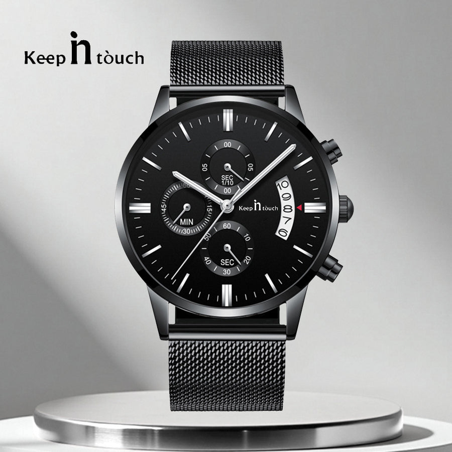 Keep n Touch Analog Watch - For Men KnT-1024 Mesh-Classic-Watch-Men