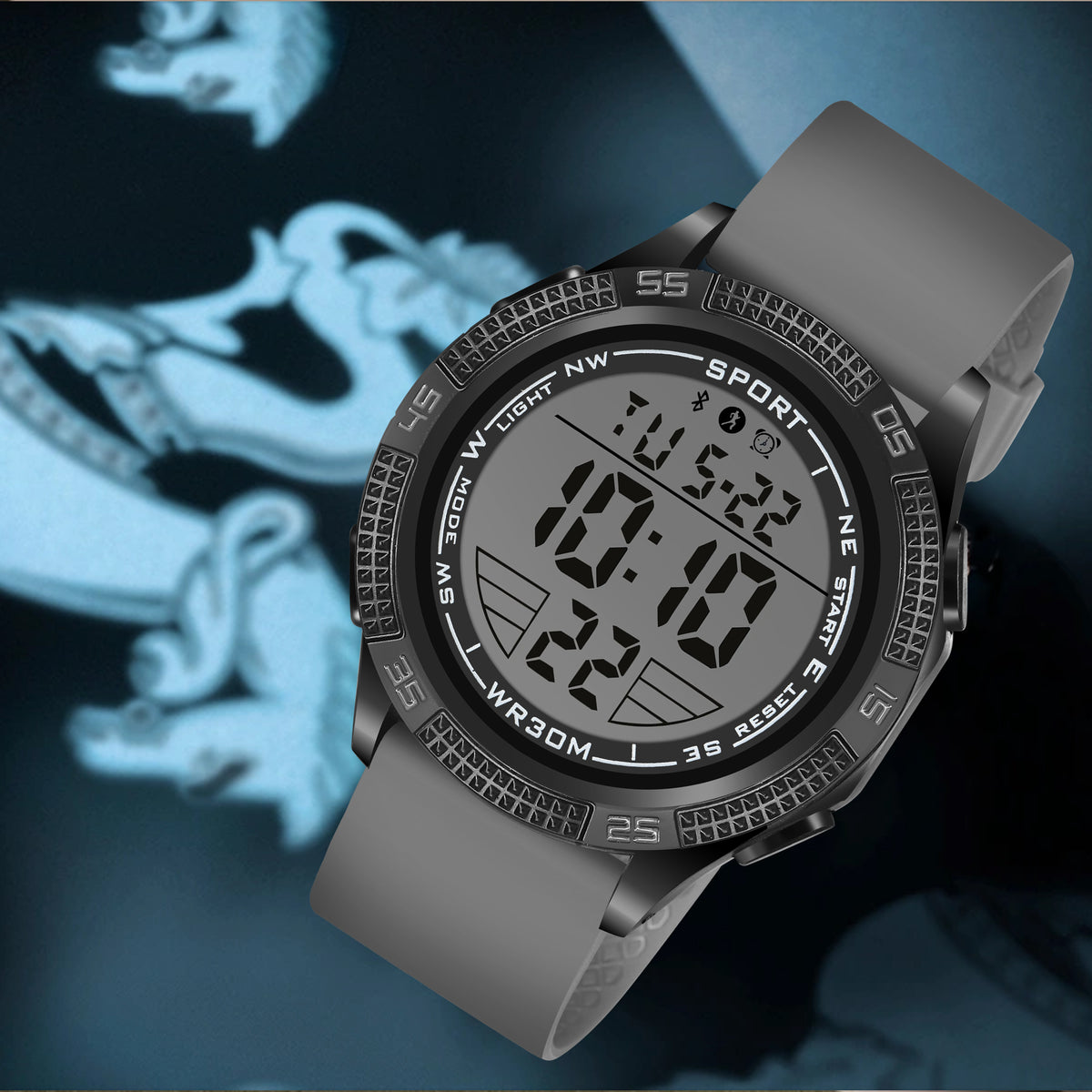 Aero Sports Night Run Outdoor Digital Watch - 1192