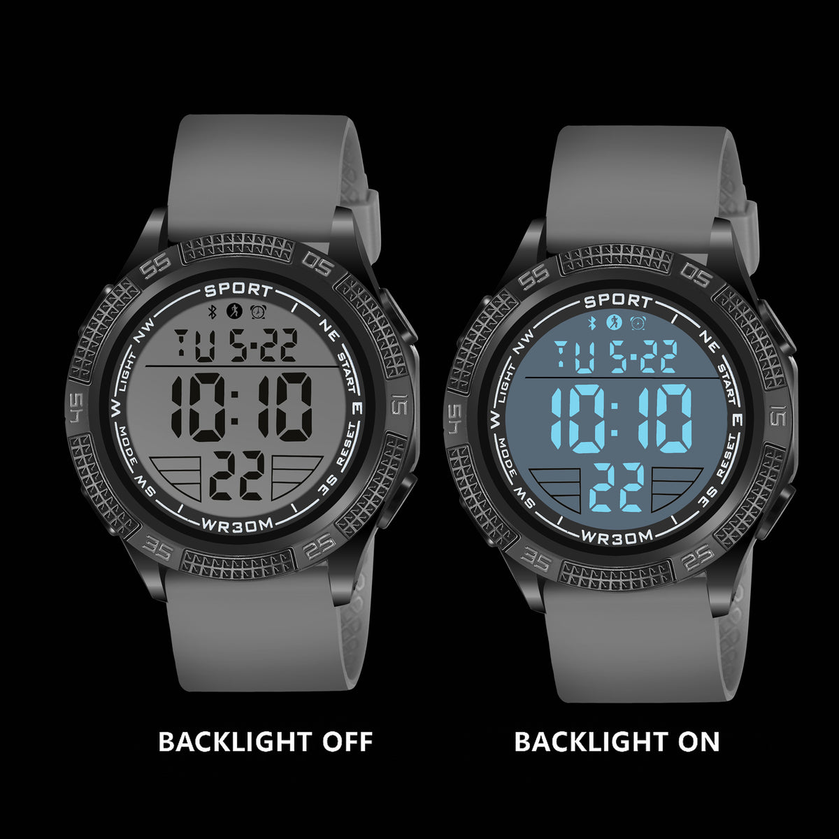 Aero Sports Night Run Outdoor Digital Watch - 1192