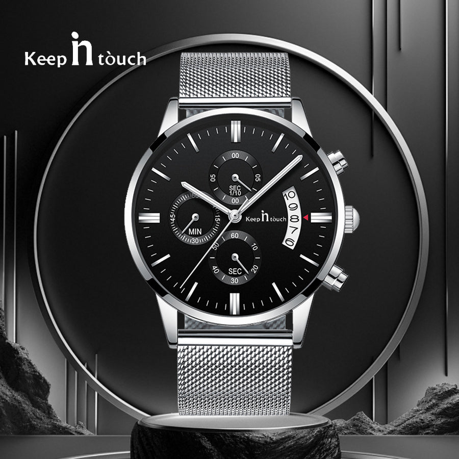 Keep n Touch Analog Watch - For Men KnT-1024 Mesh-Classic-Watch-Men