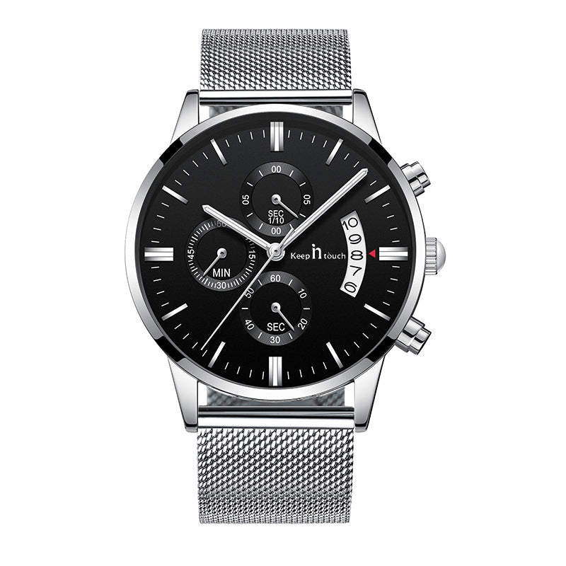 Keep n Touch Analog Watch - For Men KnT-1024 Mesh-Classic-Watch-Men