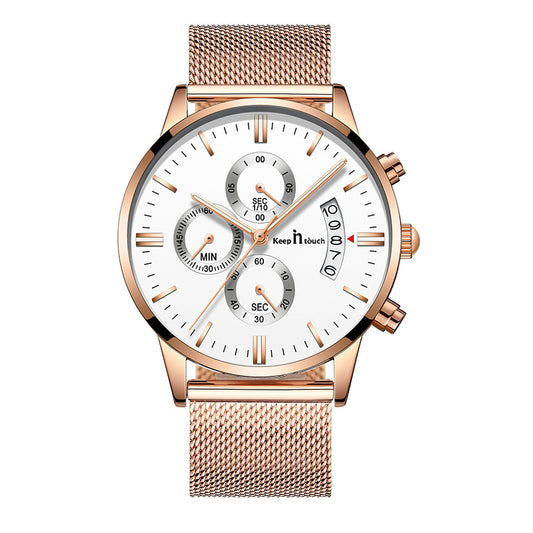 Keep n Touch Analog Watch - For Men KnT-1024 Mesh-Classic-Watch-Men