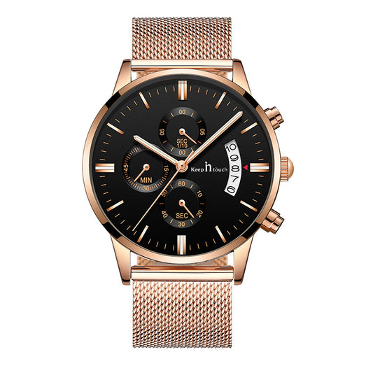 Keep n Touch Analog Watch - For Men KnT-1024 Mesh-Classic-Watch-Men