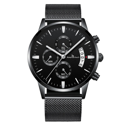 Keep n Touch Analog Watch - For Men KnT-1024 Mesh-Classic-Watch-Men