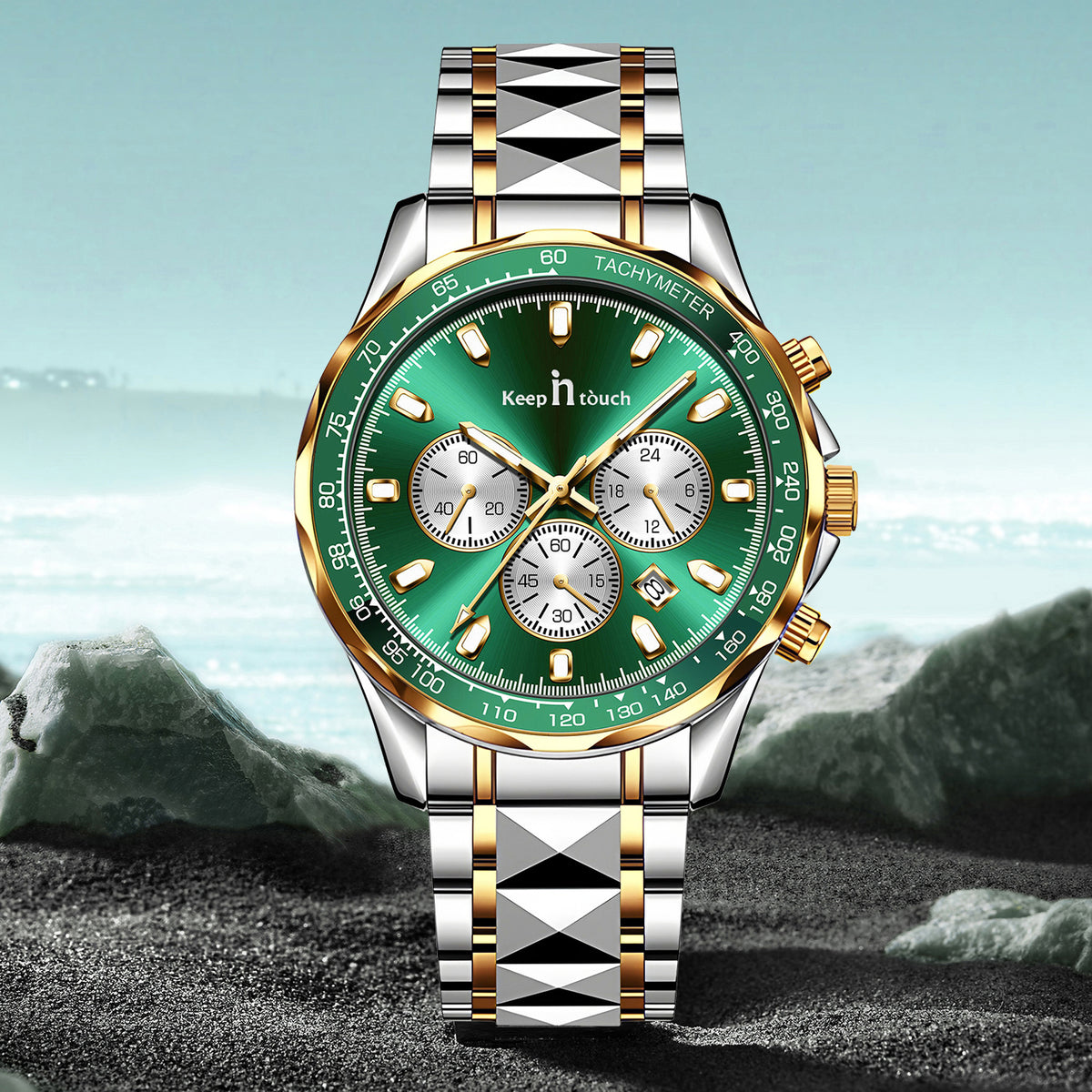 Keep n Touch Analog Watch - For Men KnT-1027 Tachymeter-Watch-Men