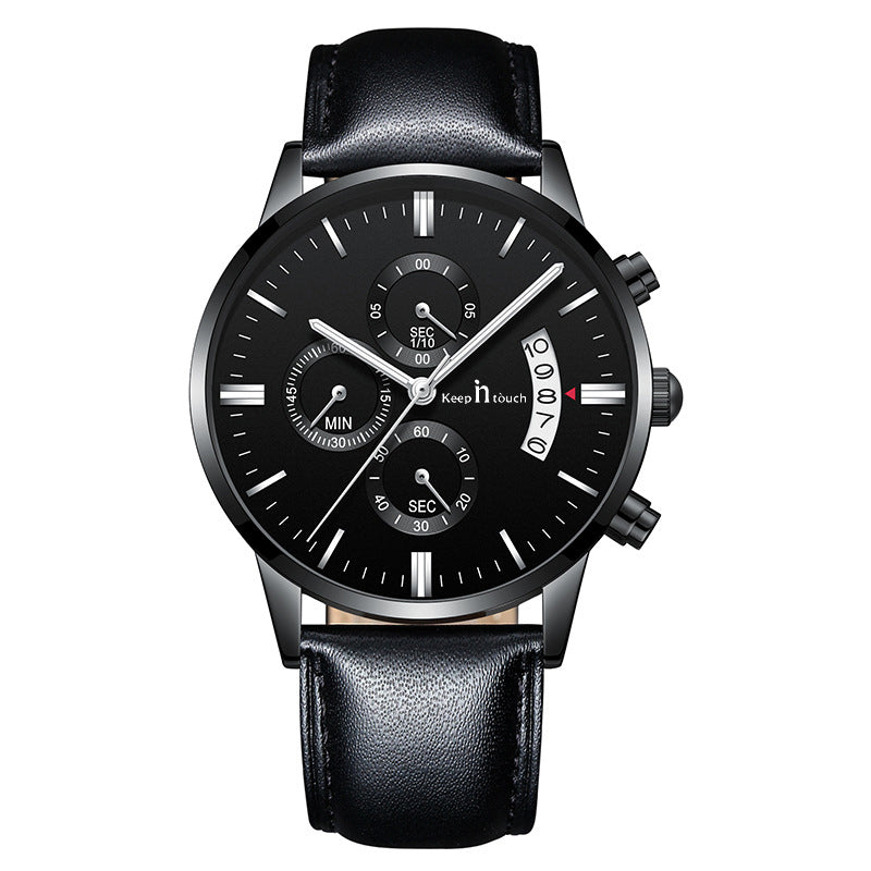 Keep n Touch Analog Watch - For Men KnT-1023 Leather-Chronograph-Watch