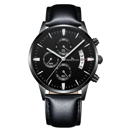 Keep n Touch Analog Watch - For Men KnT-1023 Leather-Chronograph-Watch