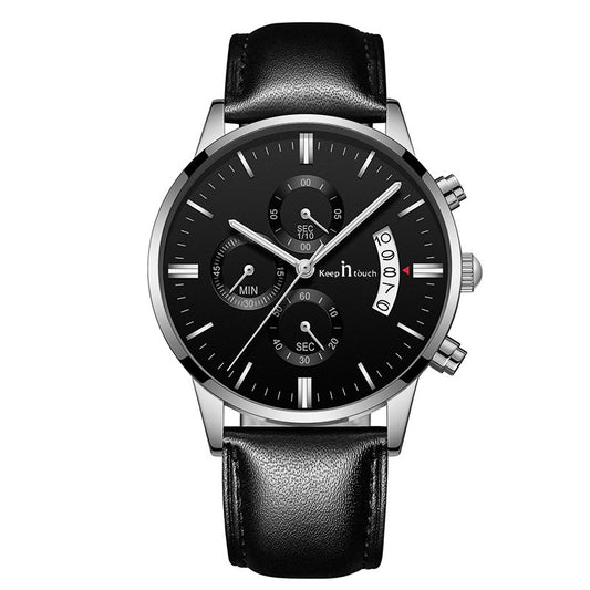 Keep n Touch Analog Watch - For Men KnT-1023 Leather-Chronograph-Watch