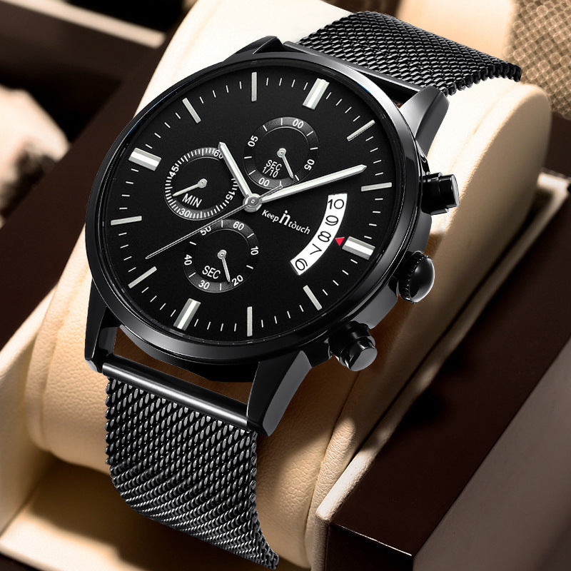 Keep n Touch Analog Watch - For Men KnT-1024 Mesh-Classic-Watch-Men