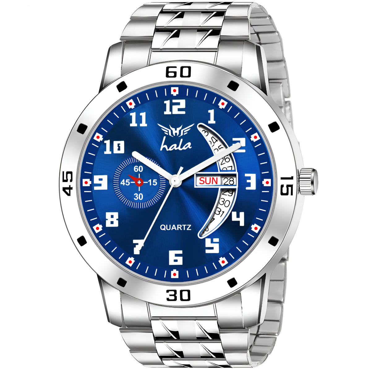 Analog Day & Date Function Stainless Steel For Men - 8188