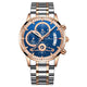 Silver Rose Gold Blue