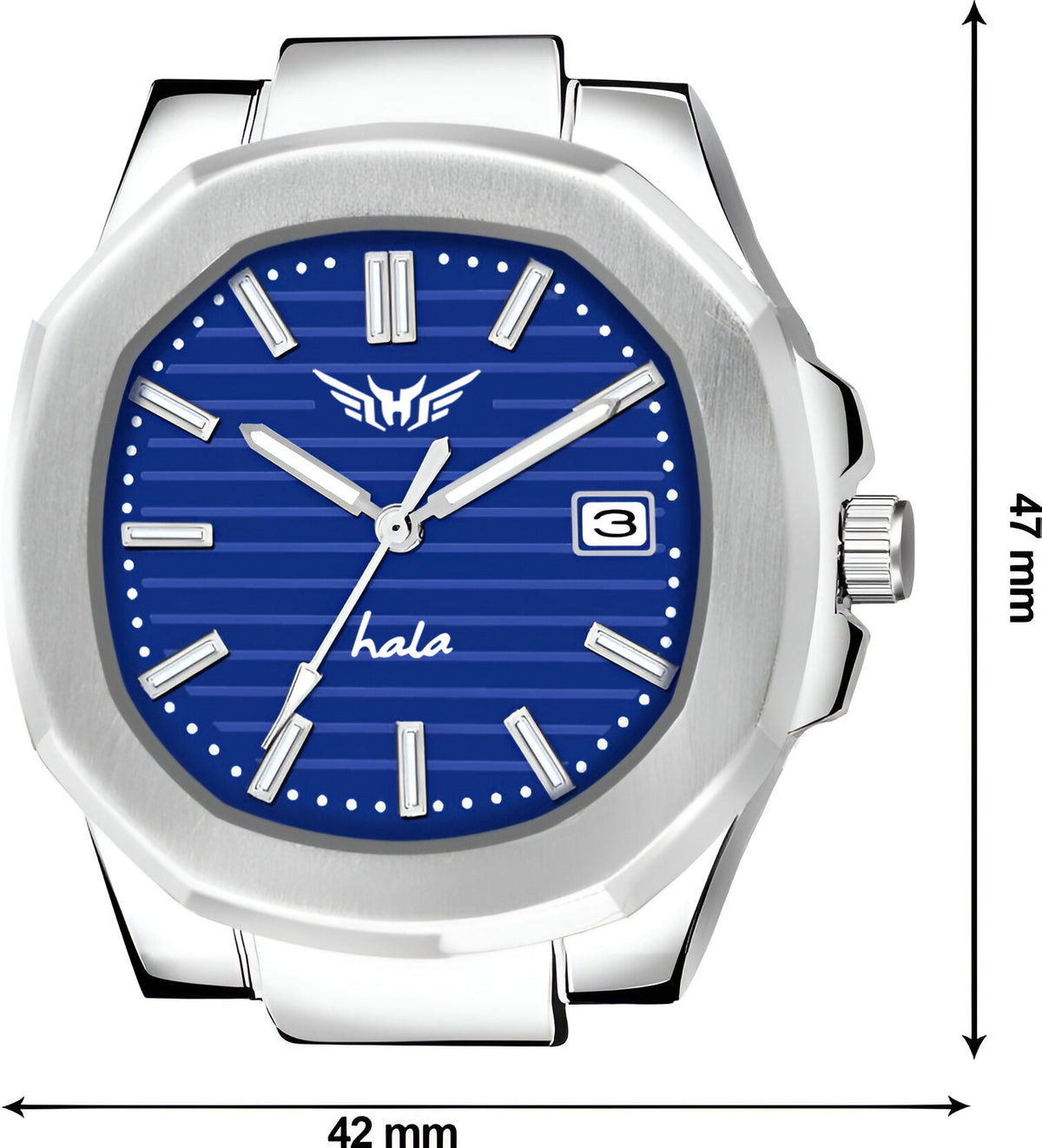 Oversized Straps Analog Watch Men - 3240