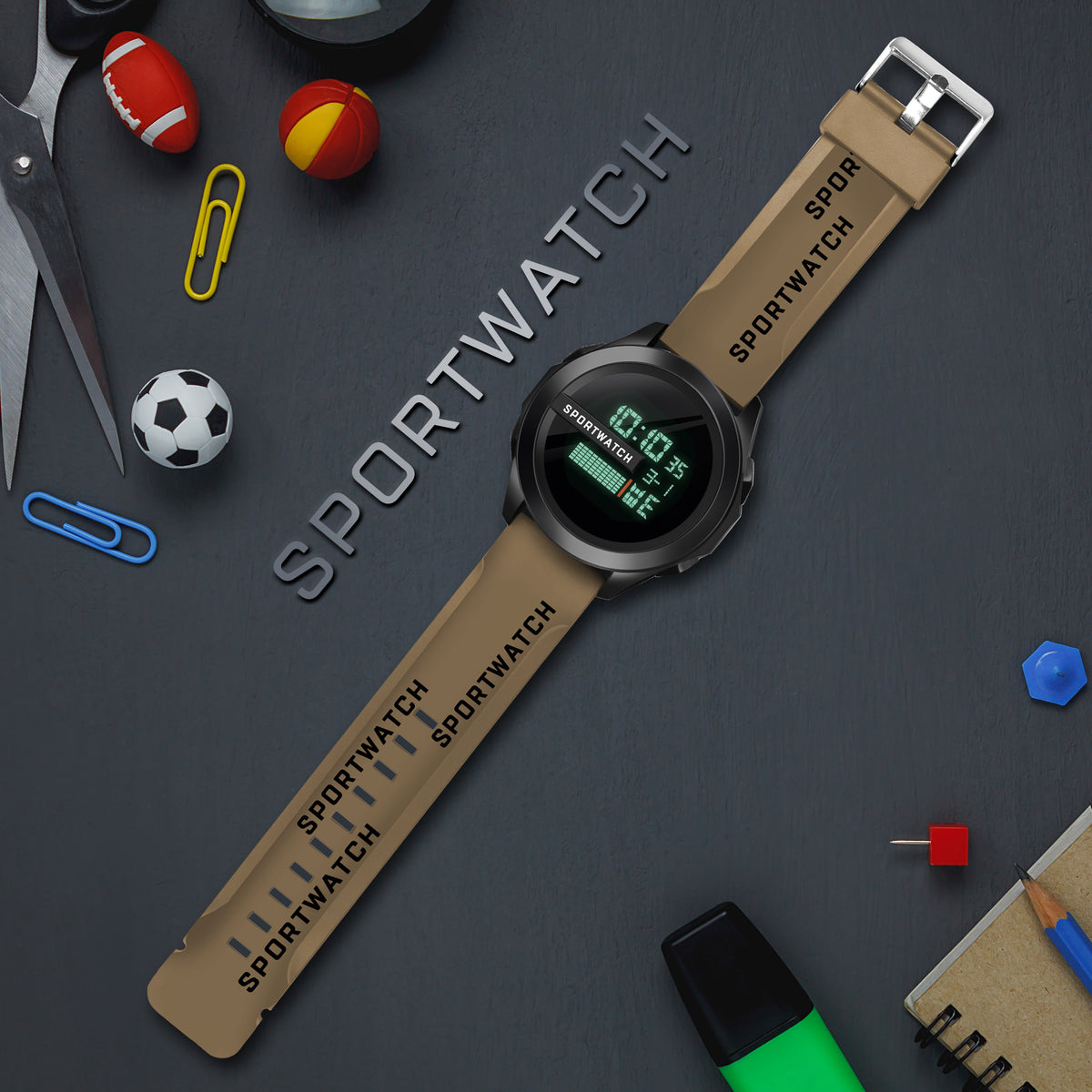 Multifunction Stylish Wrist Digital Watch For Men - 1140