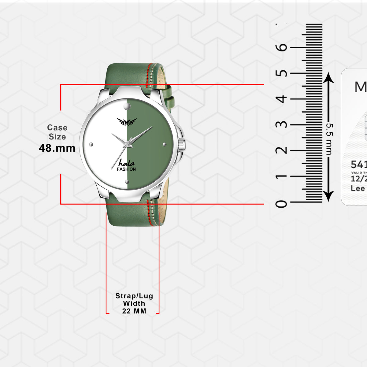 Stylish Minimalist Premium Genuine Leather Watch -1048