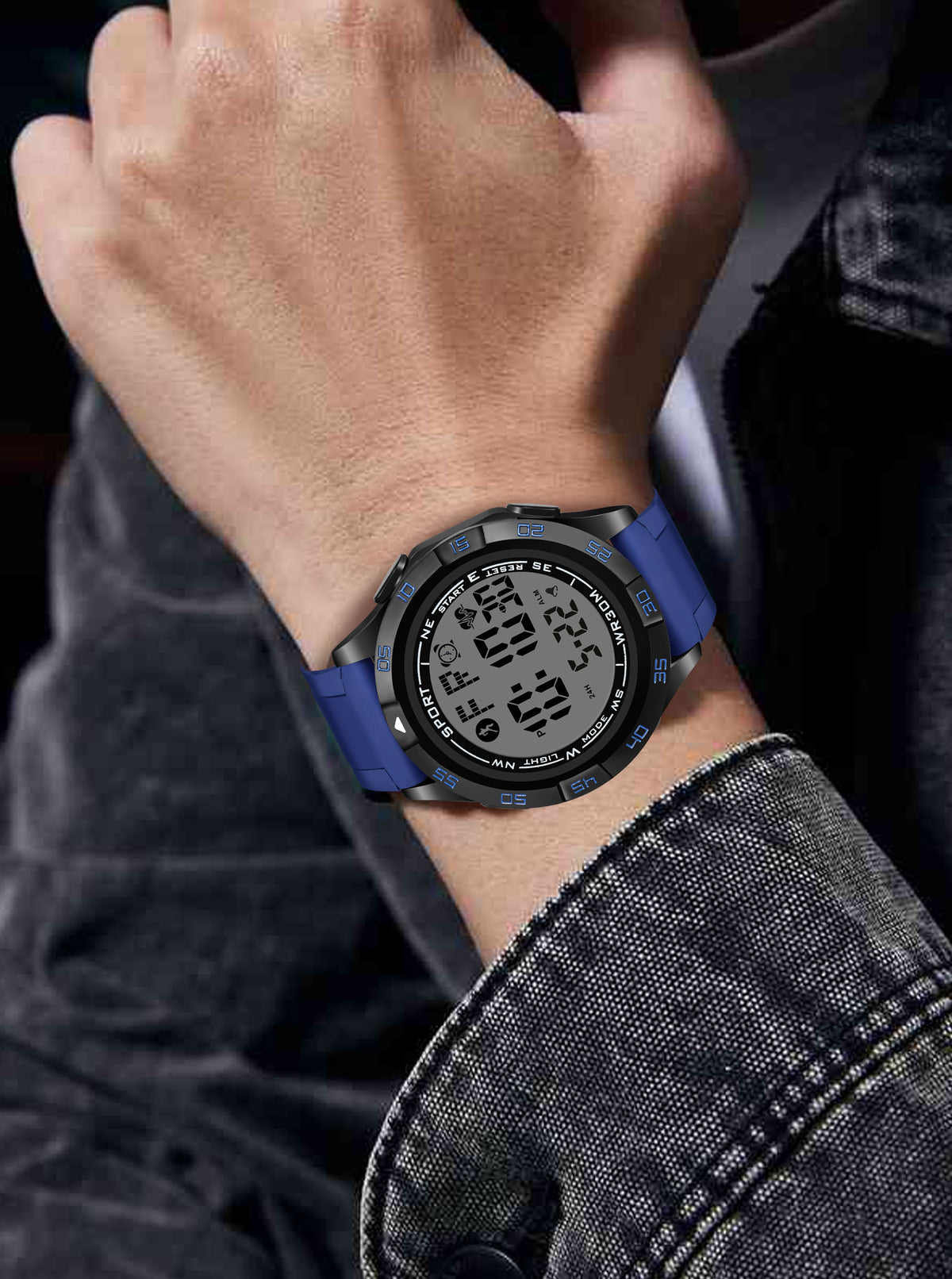 Night Forge Lightweight Sports Digital Watch - 1194