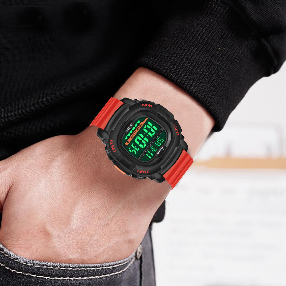 Lightweight Sports Wrist Watch For Men - 1050