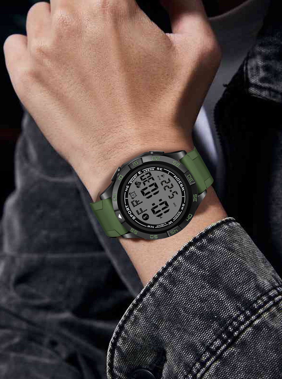 Night Forge Lightweight Sports Digital Watch - 1194