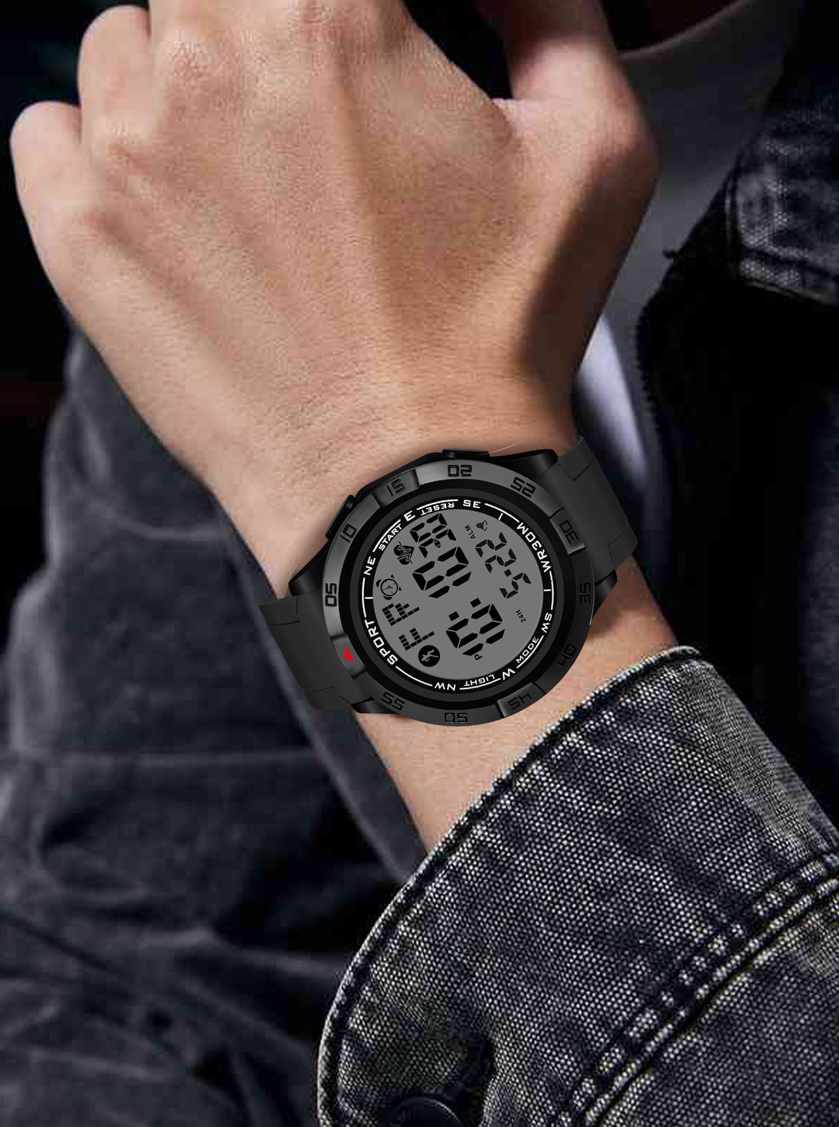 Night Forge Lightweight Sports Digital Watch - 1194