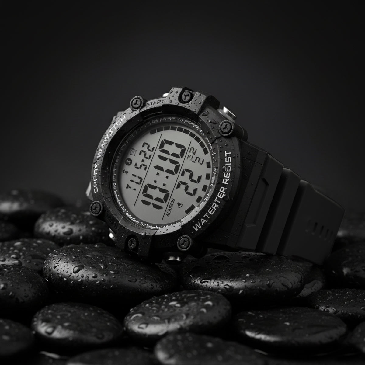 Tactical Heavy-Duty Sports Digital Watch for Men - 1195
