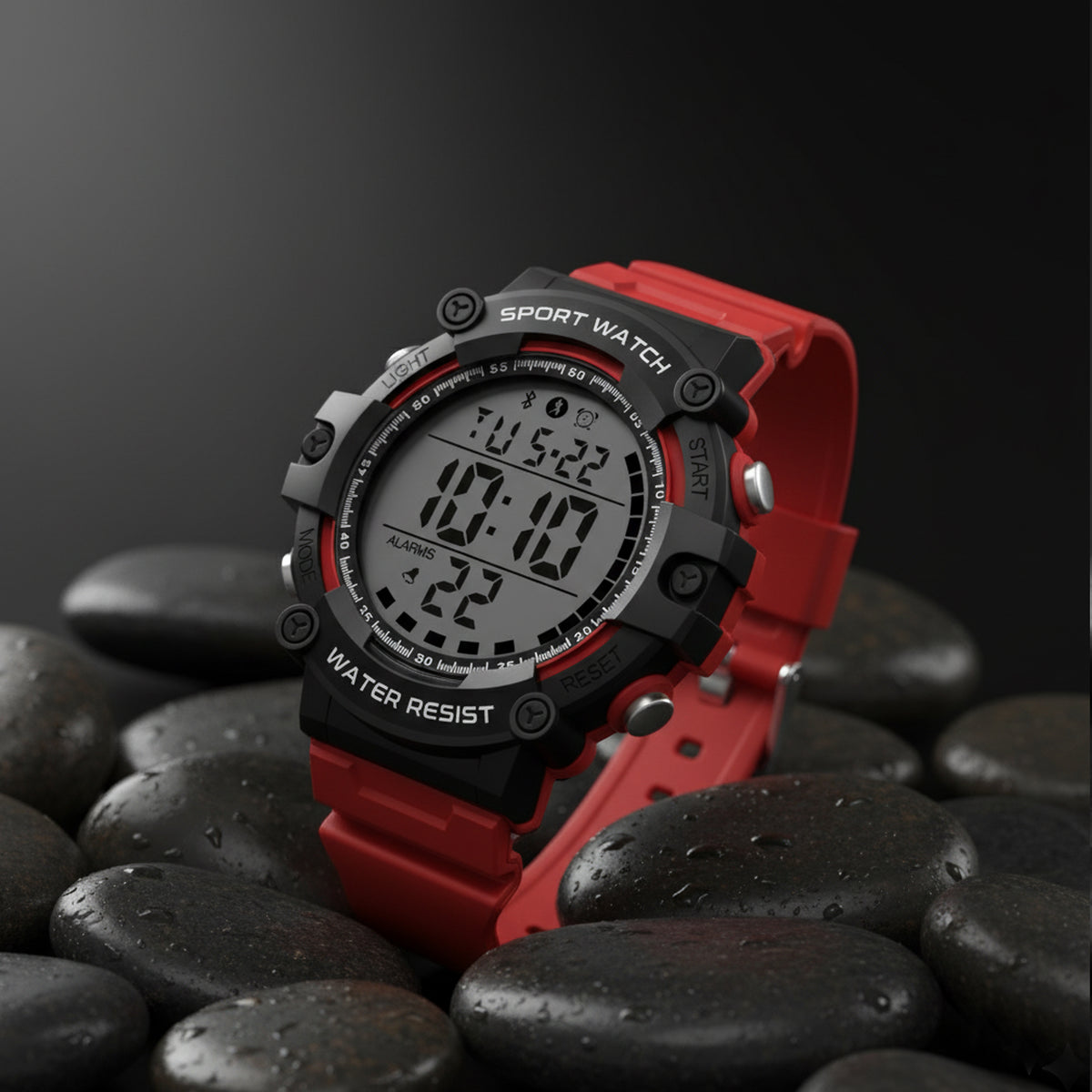 Tactical Heavy-Duty Sports Digital Watch for Men - 1195