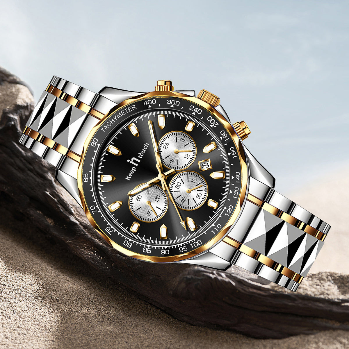 Keep n Touch Analog Watch - For Men KnT-1027 Tachymeter-Watch-Men
