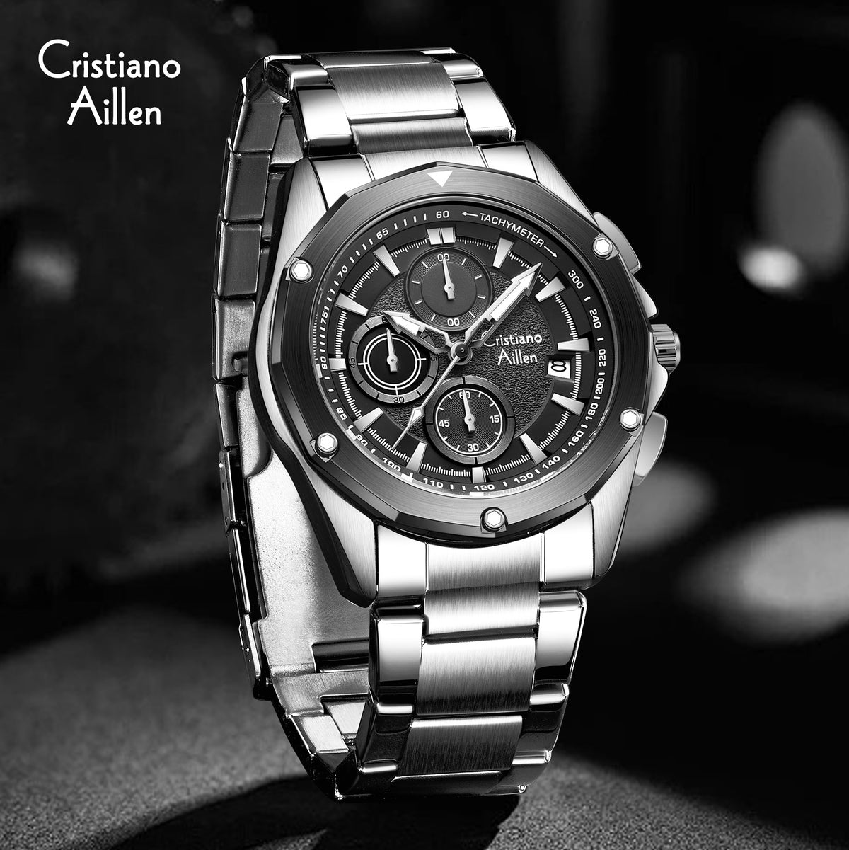 Multifunction Chrono Sub-Dials & Date Luxury Watch - 8899