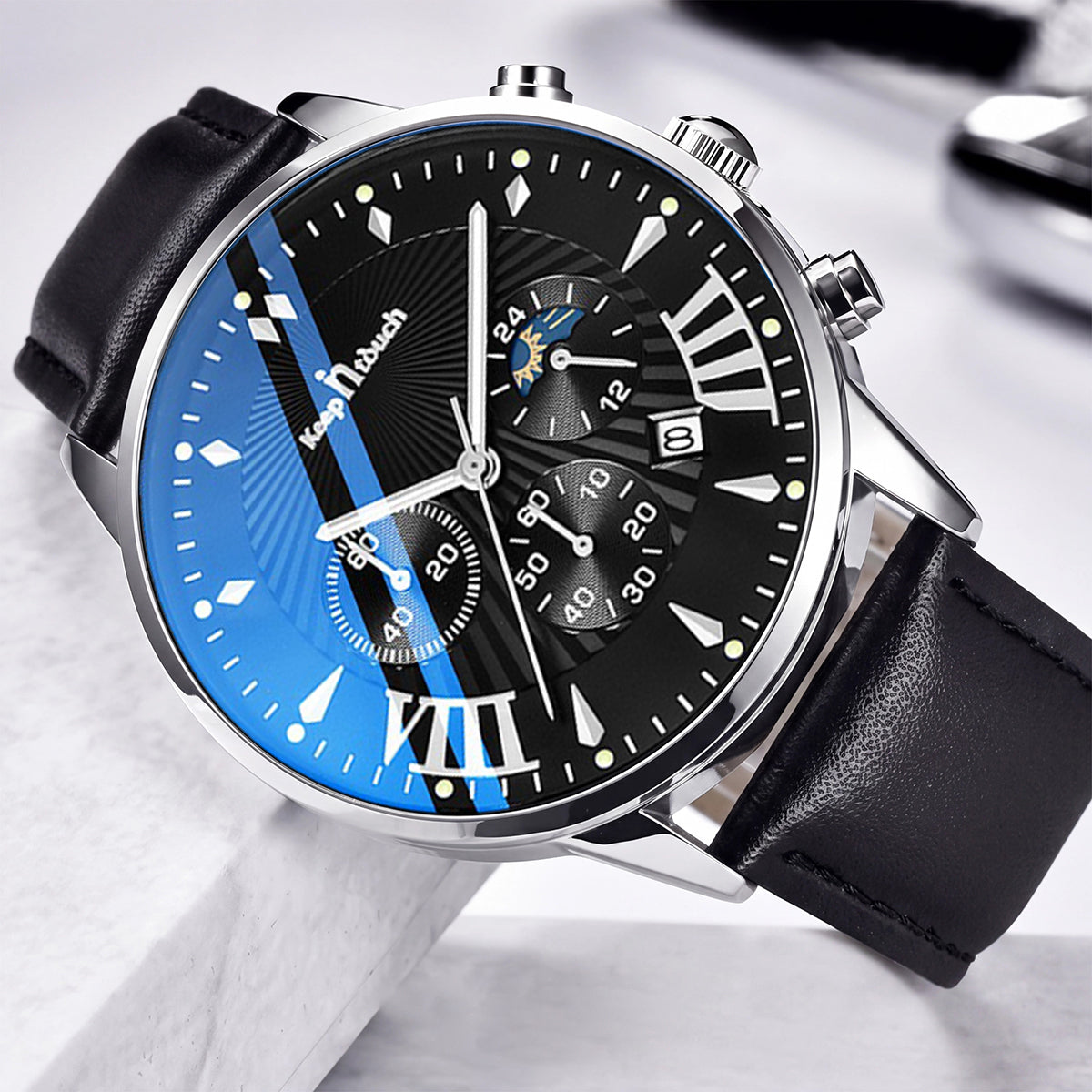 Keep n Touch Analog Watch - For Men KnT-1022 Luxury Chronograph Leather Watch