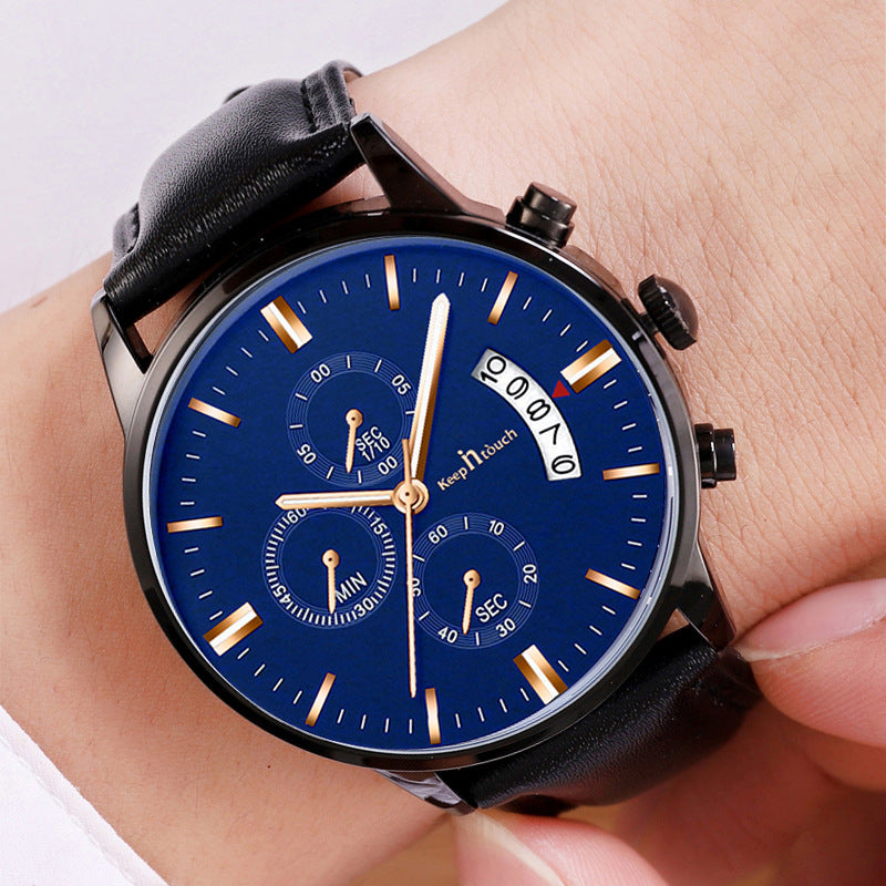 Keep n Touch Analog Watch - For Men KnT-1023 Leather-Chronograph-Watch