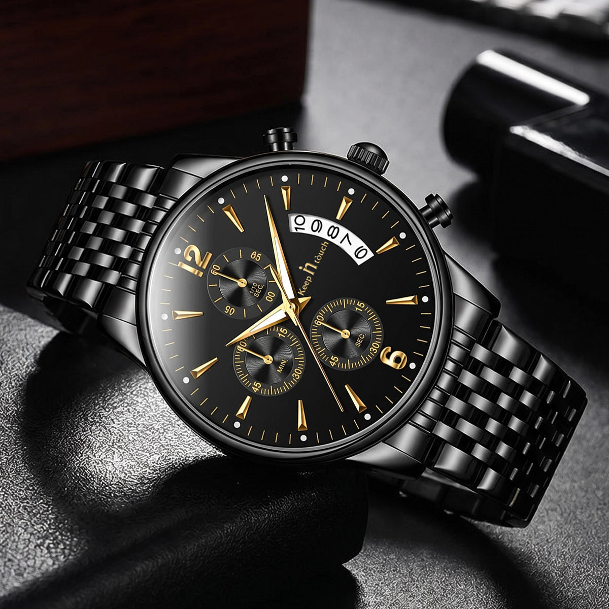 Keep n Touch Analog Watch - For Men KnT-1020-Steel-Chronograph