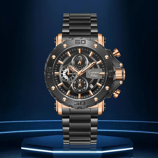 Waterproof Oversized Luxury Watch For Men - 9841