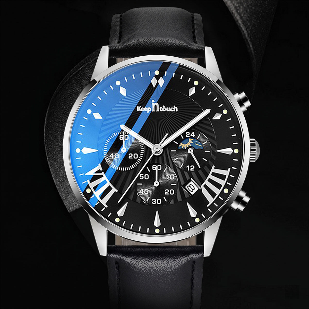 Keep n Touch Analog Watch - For Men KnT-1022 Luxury Chronograph Leather Watch