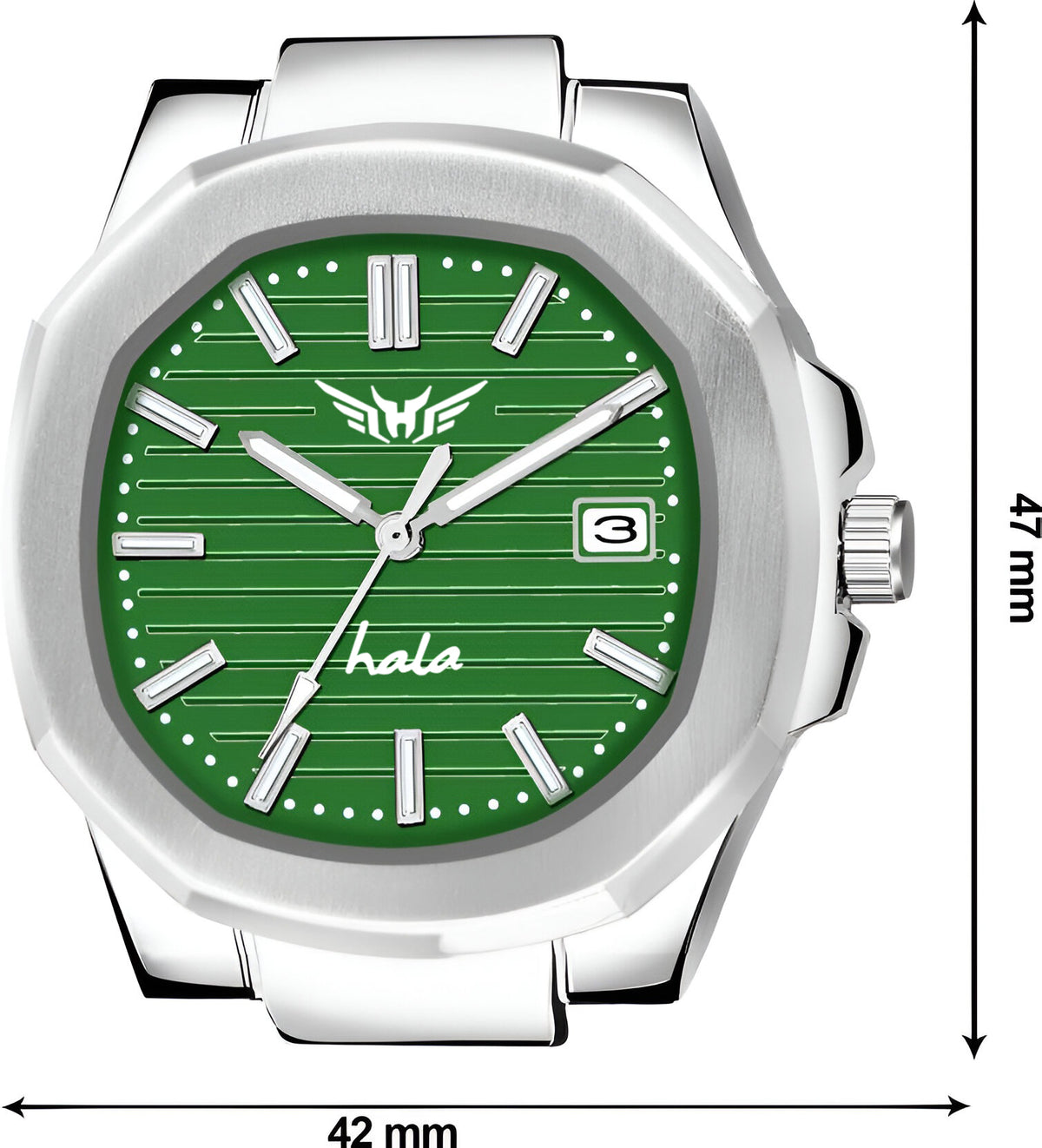 Oversized Straps Analog Watch Men - 3240