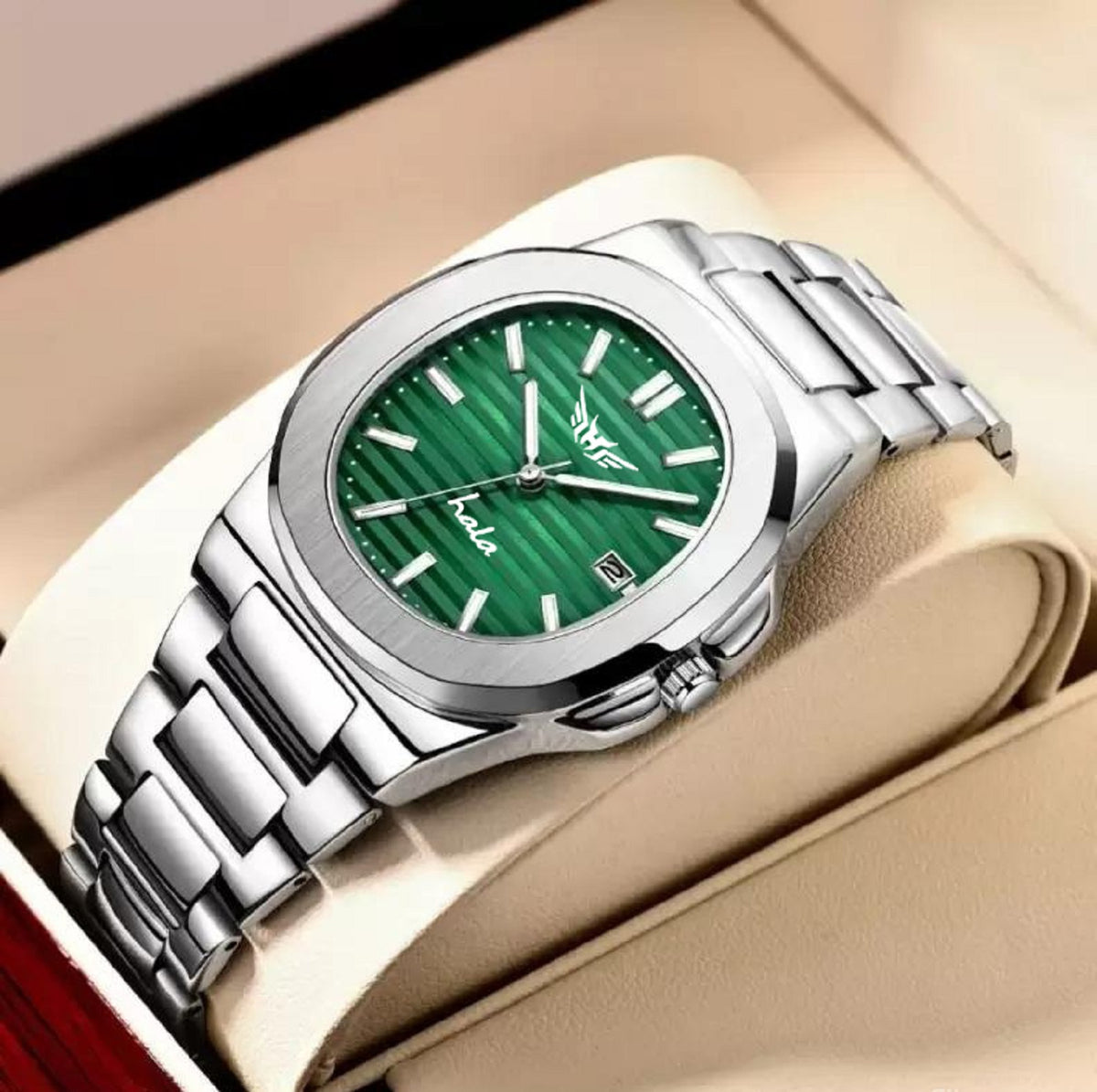 Oversized Straps Analog Watch Men - 3240