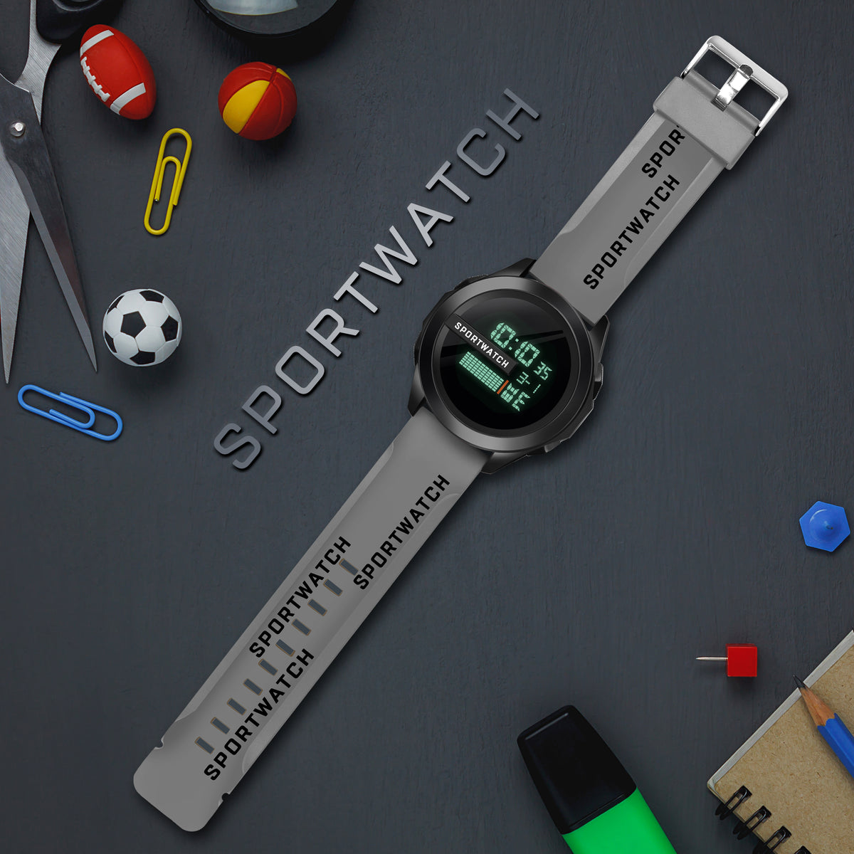 Multifunction Stylish Wrist Digital Watch For Men - 1140