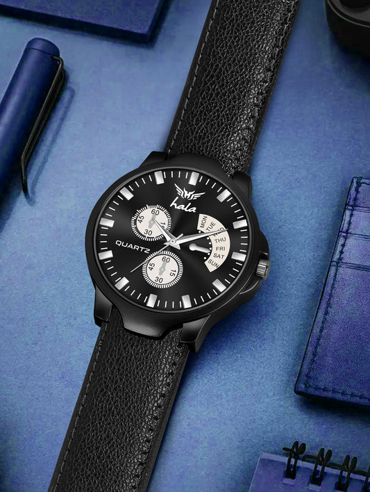 Elite Gents With Self Adjustable chronograph Watch - 1041