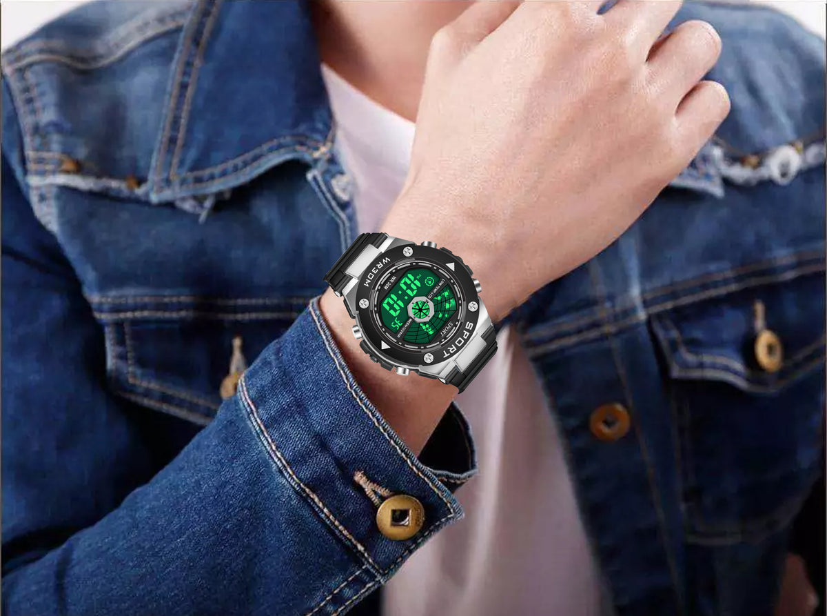Smart Generation Multi-Functional Digital Watch - 1054