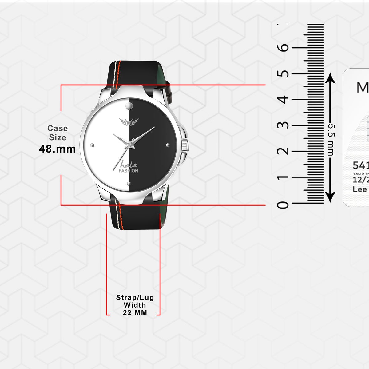 Stylish Minimalist Premium Genuine Leather Watch -1048