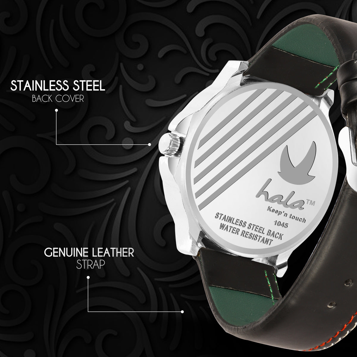 Stylish Minimalist Premium Genuine Leather Watch -1048