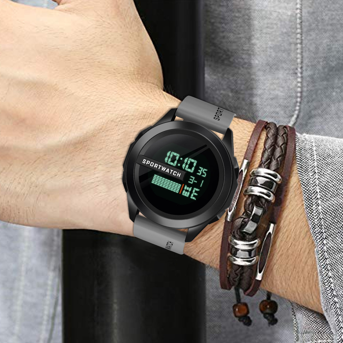 Multifunction Stylish Wrist Digital Watch For Men - 1140